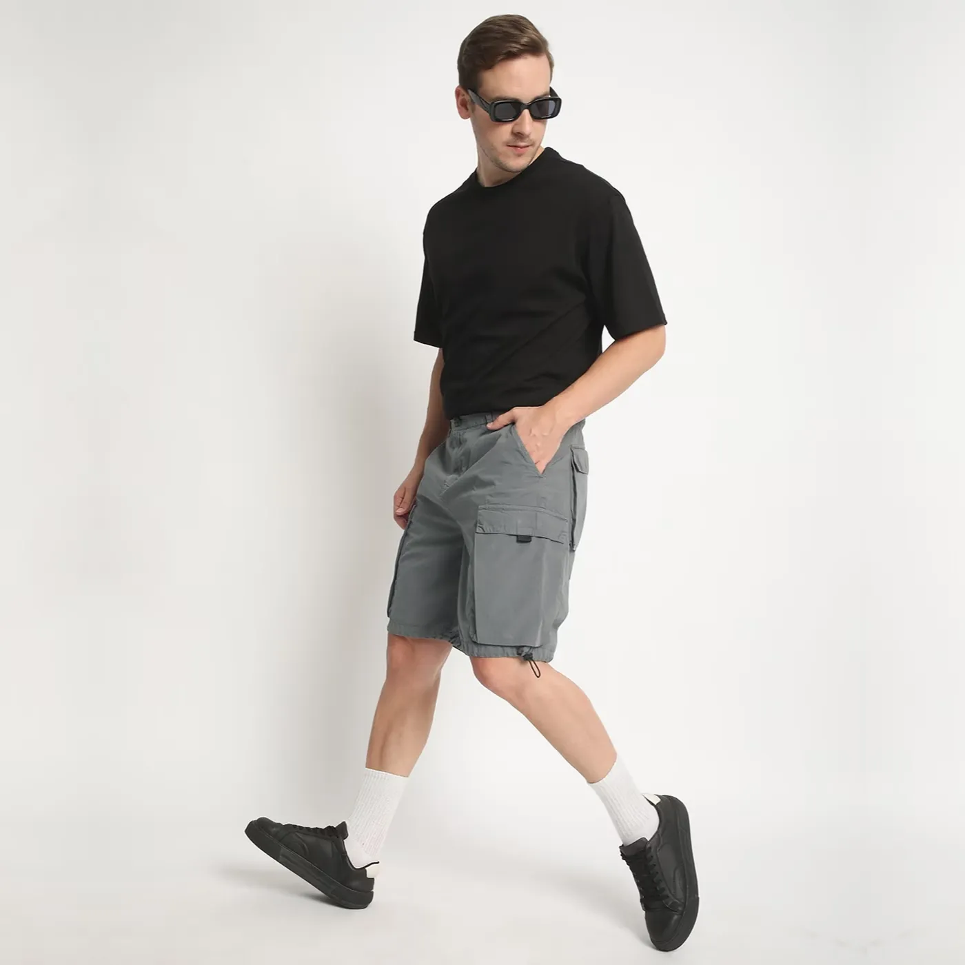 Men Regular Fit Cargo Shorts – Image 5